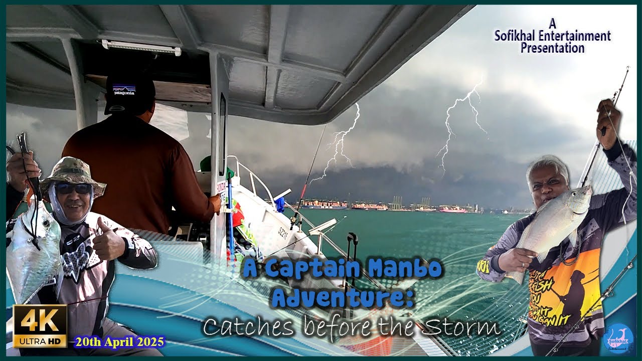 A Captain Manbo Adventure: Catches Before the Storm | #fishing in #Singapore |05 #2025
