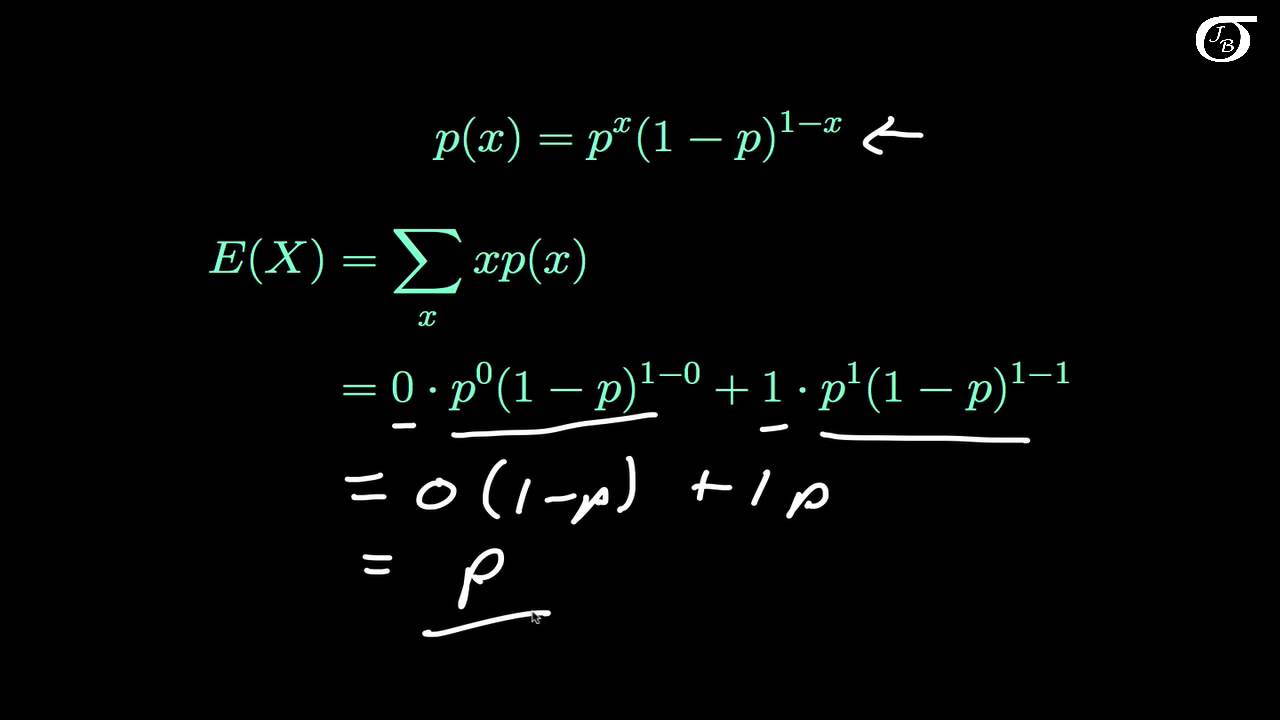 The Bernoulli Distribution: Deriving the Mean and Variance