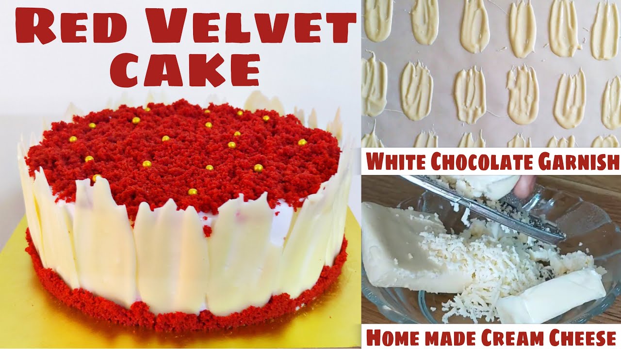 Red Velvet Cake with Homemade Cream Cheese | बेकरी स्टाइल रेड वेलवेट केक