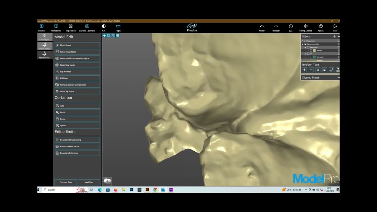 Probando Model Pro de IPD - Creador de Modelos y cambio de Scanbodys