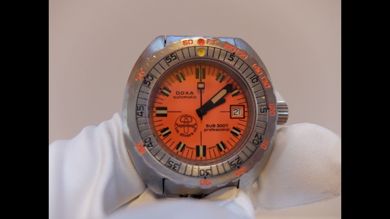 Vintage 1967 Doxa Sub 300T with original bracelet