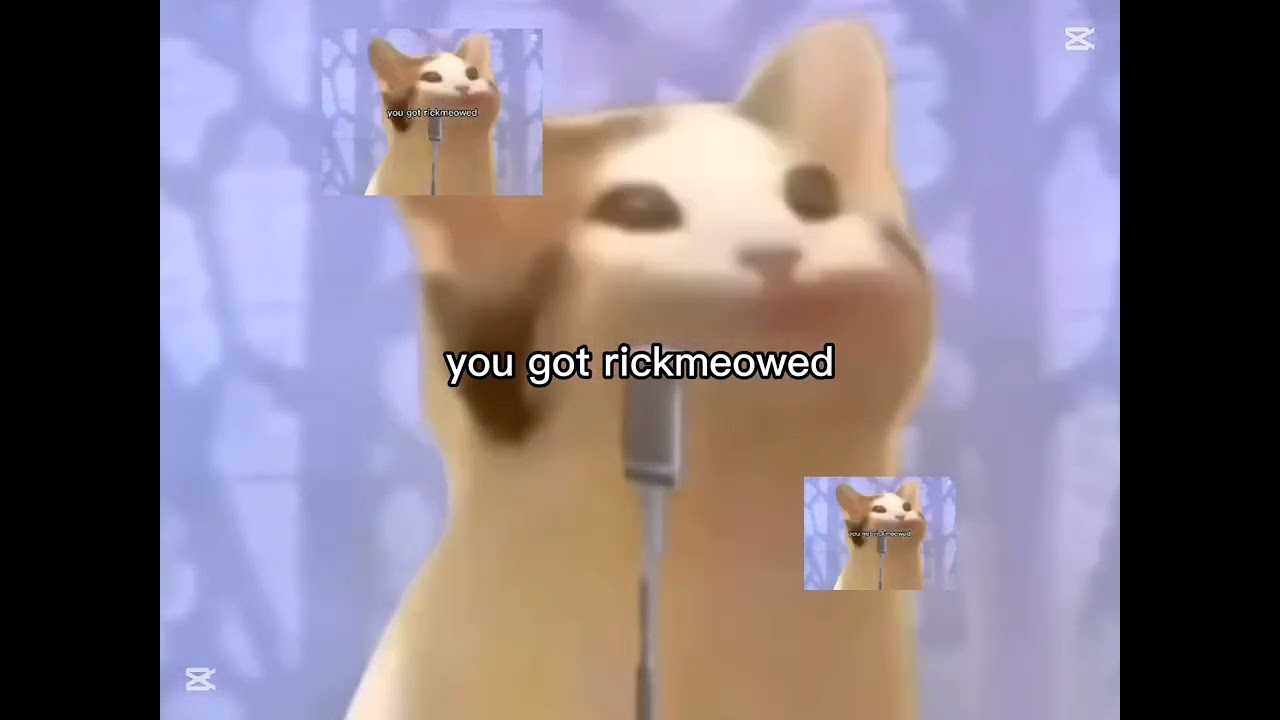 Rick meow but it extremely loud 
