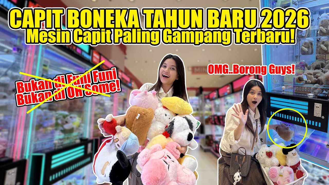 CAPIT BONEKA TERGAMPANG AWAL TAHUN 2026!! CUMA PAKE TRIK LAMA..LANGSUNG BORONG SEGINI BANYAK!!