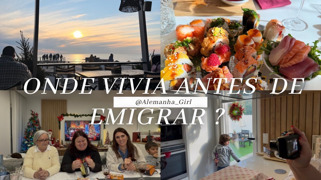 Onde vivia antes de ir para a alemanha ? 🏡Praia ? almoço especial com youtubers 🤍 #vlogmas 