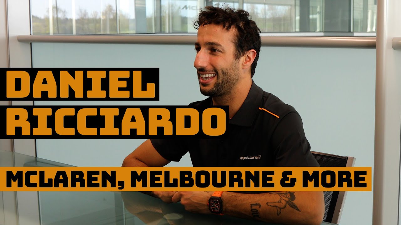 Daniel Ricciardo talks McLaren and the F1 2021 Schedule with EFTM's Trevor Long