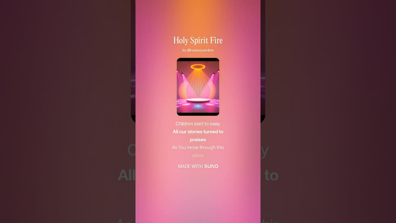 Holy Spirit Fire  | AFROPOP GOSPEL