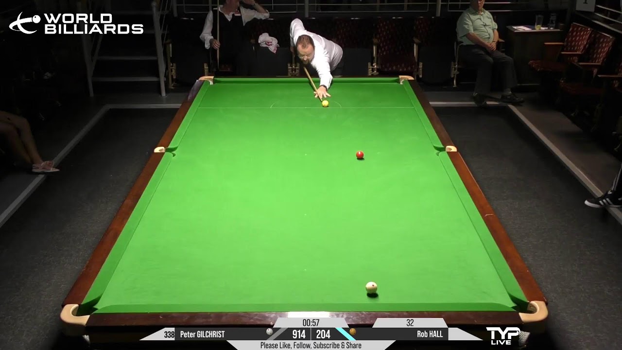 Peter Gilchrist vs Rob Hall | Jim Williamson Open | Semi Finals | Northern Snooker Centre
