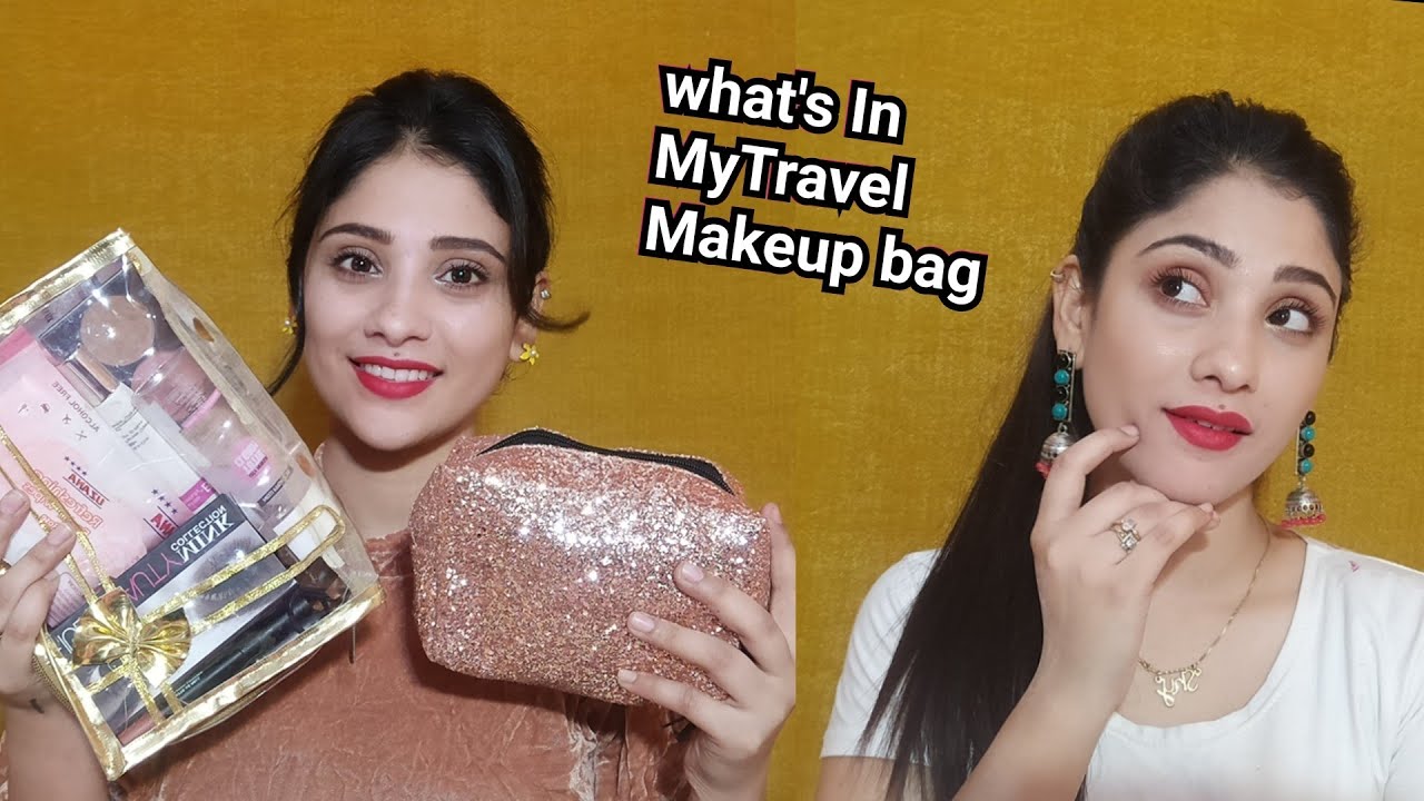 What's in my Travel Makeup bag || what I packed???