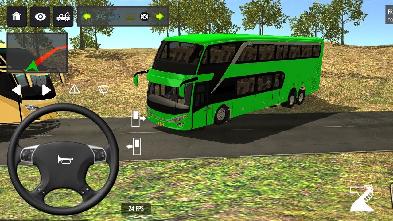 👍🏿Bus simulator indonesia🎯 ll new bus simulator  indonesia ll euro coach bus #new  #simulator #games