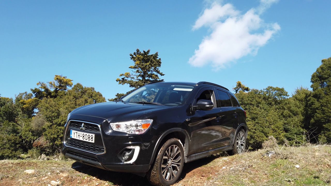 Mitsubishi ASX RVR Outlander Sport 1.6DiD AWC 2016 offroad & diagonal on Cooper tires TEST