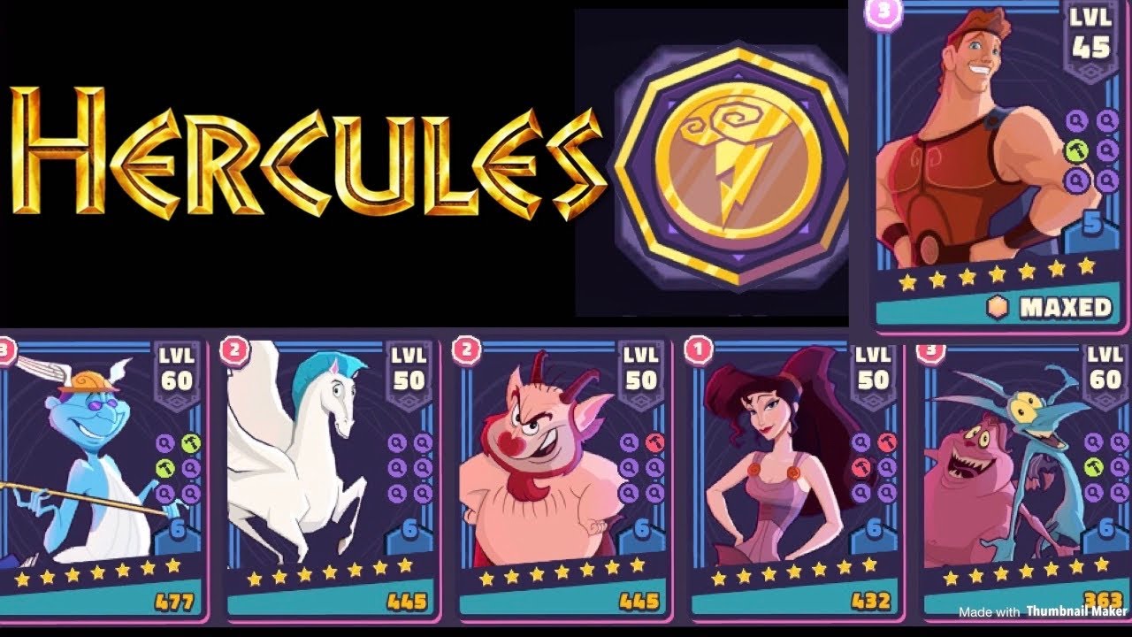 HERCULES TEAM - Disney Sorcerer&rsquo;s Arena - Zero to Hero Event! Phil, Megara, Hermes, Pegasus