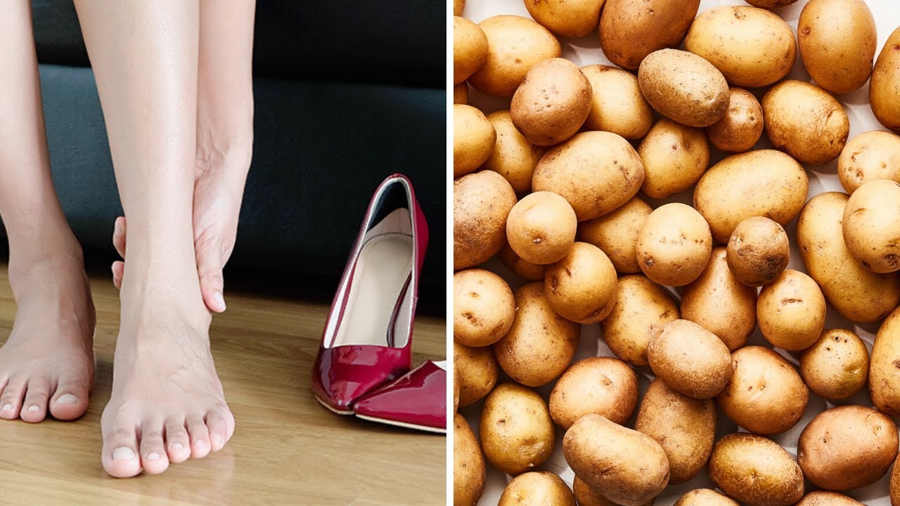 Wł&oacute;ż obrane ziemniaki do sk&oacute;rzanych but&oacute;w na noc - TRIK, kt&oacute;ry WARTO znać!