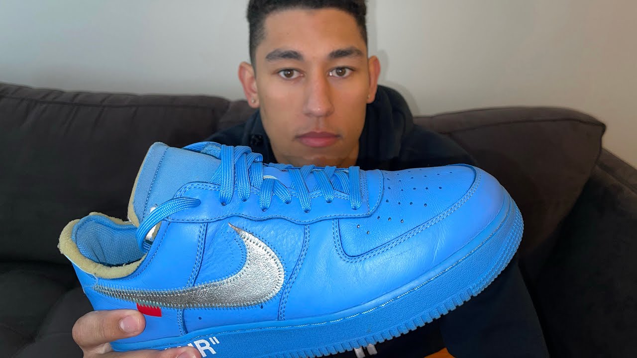 Nike Air Force 1 OFF WHITE MCA Crease Removal