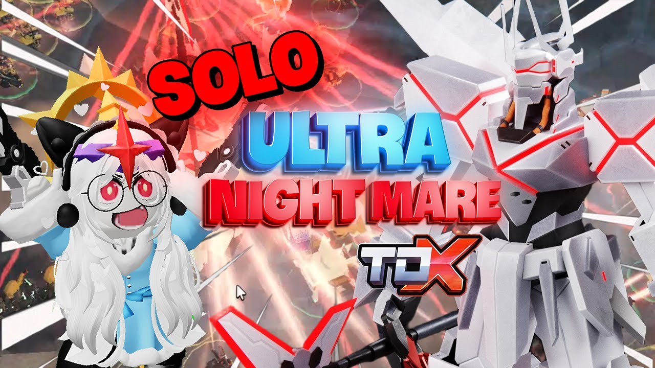Complete SOLO ULTRA Nightmare mode on TDX (with new OP relic rework) | Roblox TDX