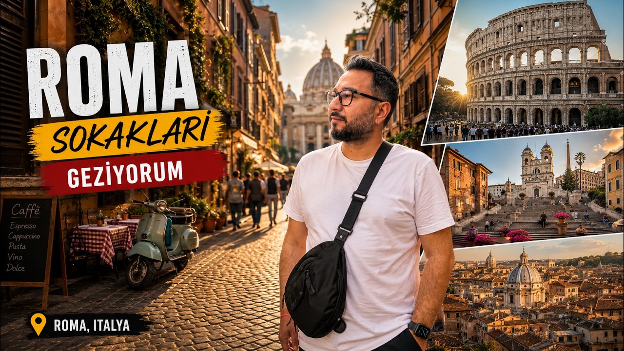 This is ROME! 🇮🇹 Street Life & Coffee and History | Roma Sokaklarında Hayat, Kahve ve Tarih #rome