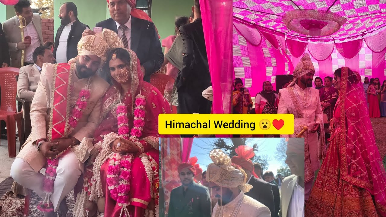 शादी में जमकर मज़े किए और पहली बार हिमाचल की धाम खाने का मज़ा ही कुछ और था। 😅♥️