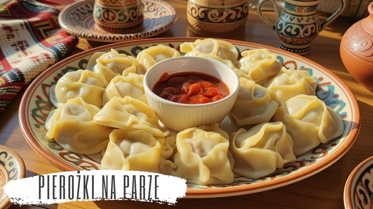 Pierożki na parze z mięsem. Inspiracja kuchnią Azji Środkowej ( MANTY )
