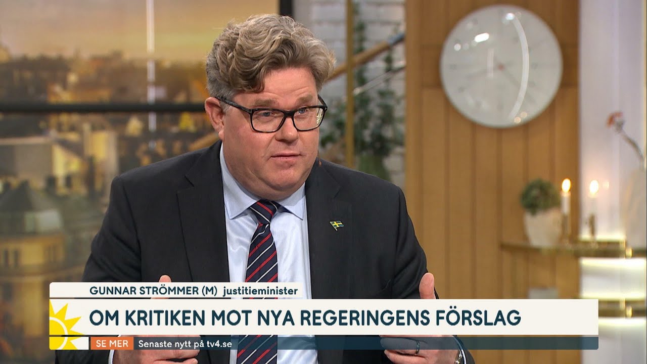 Nye justitieministern erkänner risker med visitationszoner | Nyhetsmorgon | TV4 & TV4 Play
