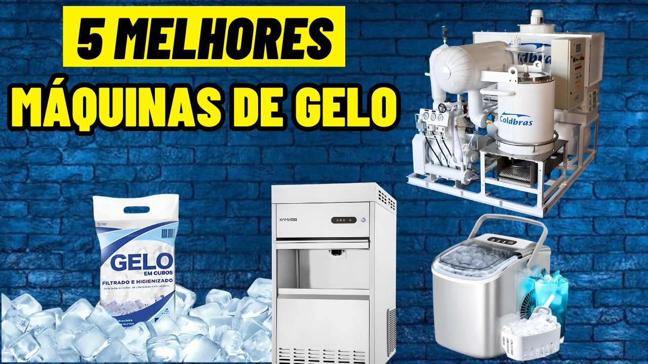 5 Tipos de MÁQUINAS DE GELO para Ganhar Dinheiro 🧊❄️