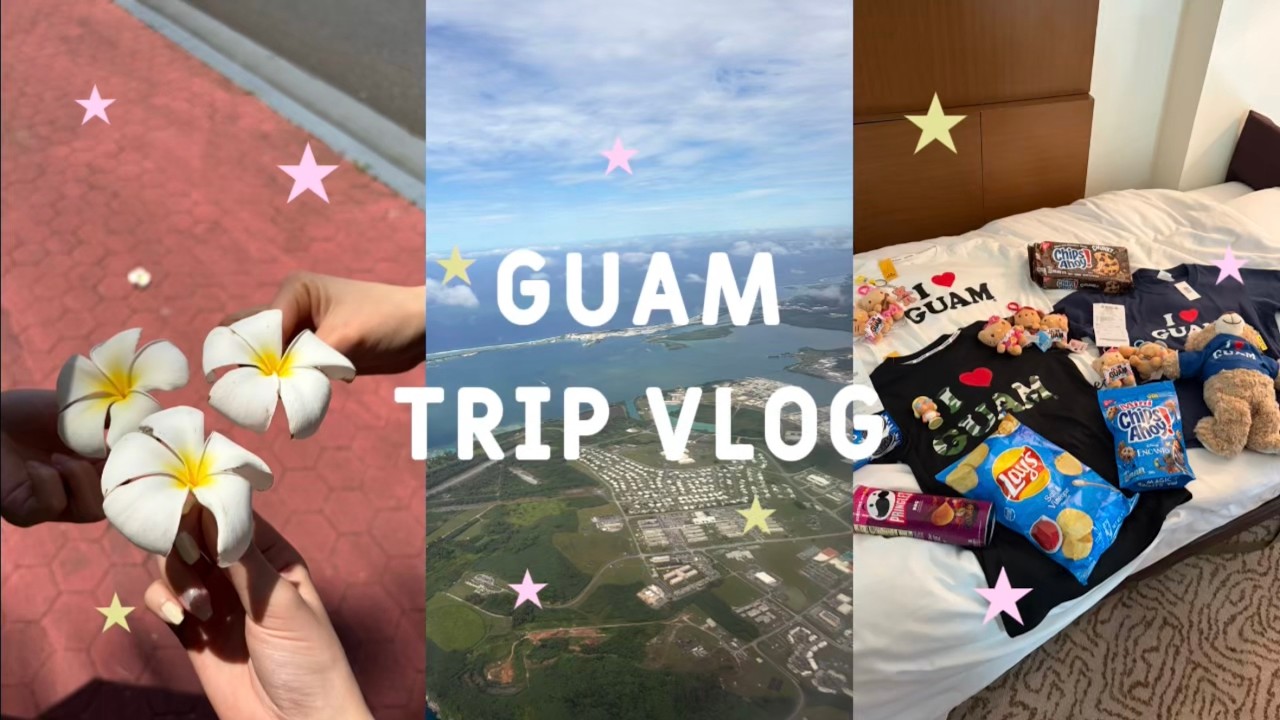 【GUAM trip vlog】 大学4年生の卒業旅行3泊4日 in GUAM 🇬🇺🌺🩵🏝️