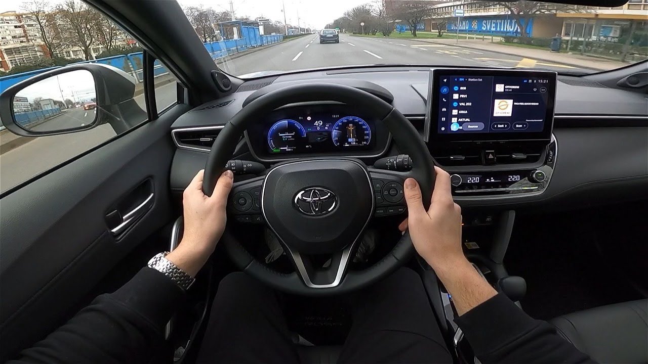 2023 Toyota Corolla Cross [2.0 Hybrid, 197 HP] POV Test ride [Exterior, interior] #64 CARiNIK