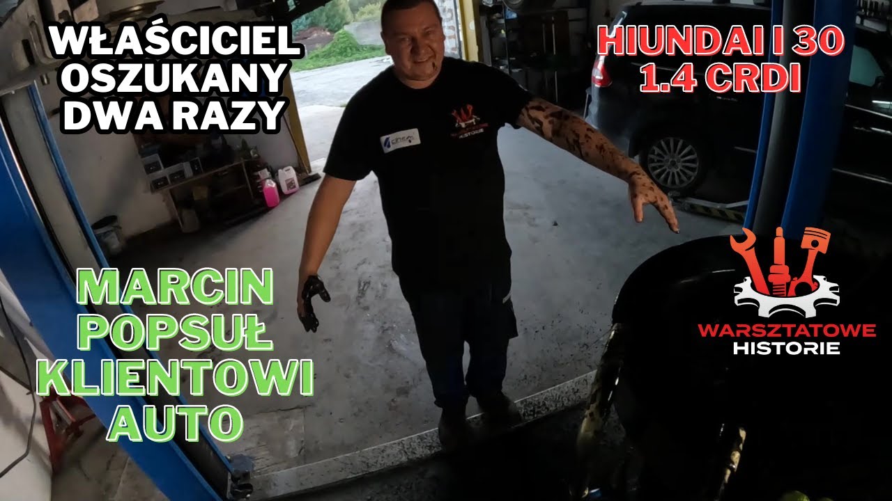 Hiundai i30 1.4 crdi wymiana filtra paliwa# Ja poparzony # marcin uszkodził korek# klient oszukany