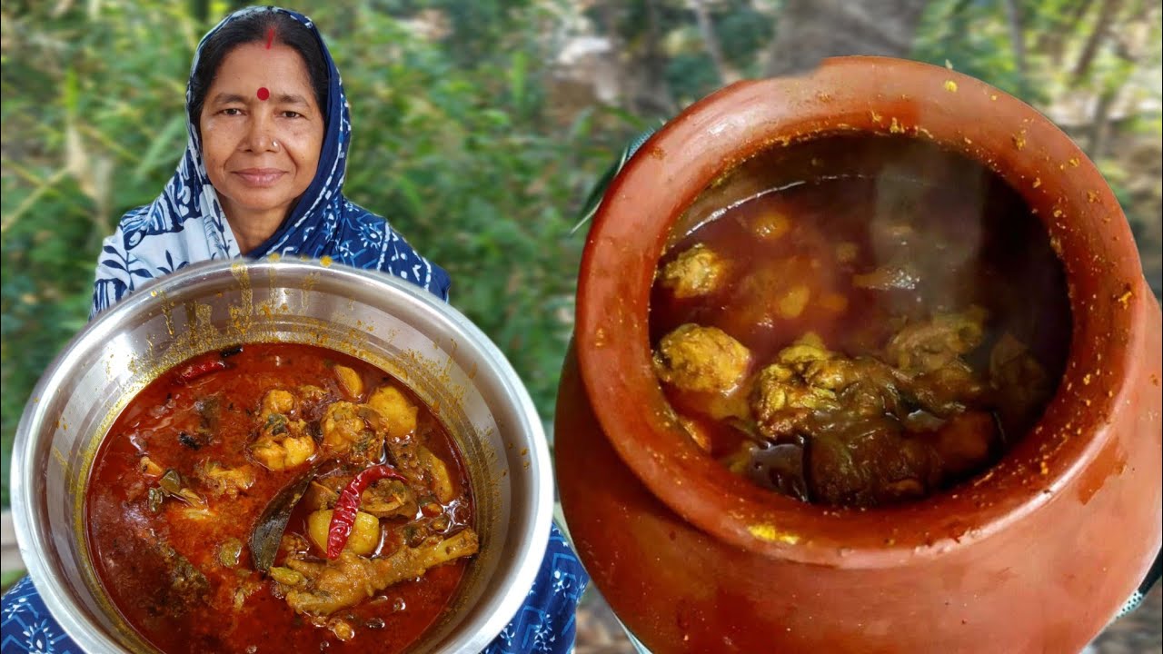 খুব কম সময়ে গ্রাম্য পদ্ধতিতে এতো মজার হান্ডি চিকেন খুব সহজে বানিয়ে ফেলুন। HANDI CHICKEN RECIPE 