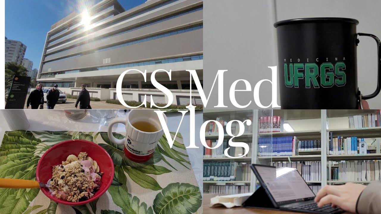 Med Vlog | UFRGS: início do segundo ano: intermed, hospital, RU, estudos 🩺