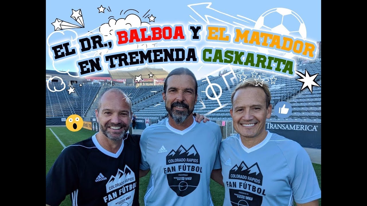 El Dr., Marcelo Balboa y Luis 'Matador' Hern&aacute;ndez en tremenda Caskarita y el &acute;Tata' Martino