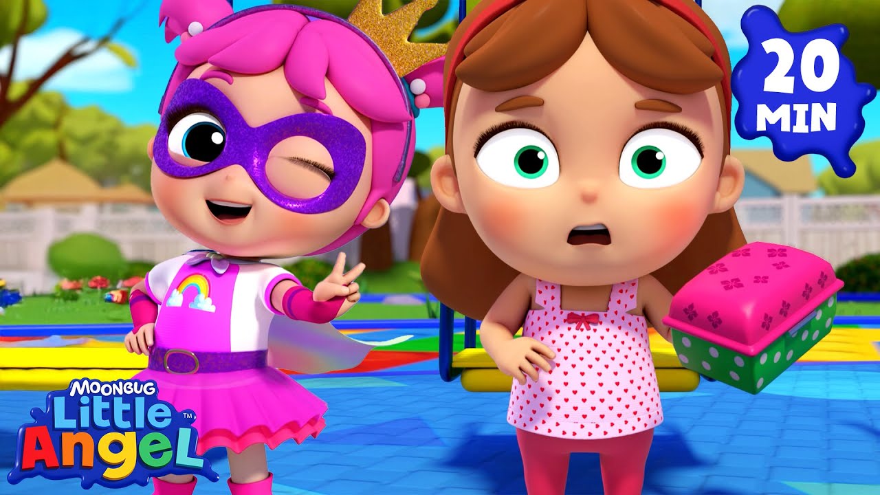 Super Heroes Save the World 🦸‍♀️ | Little Angel And Friends Kid Songs