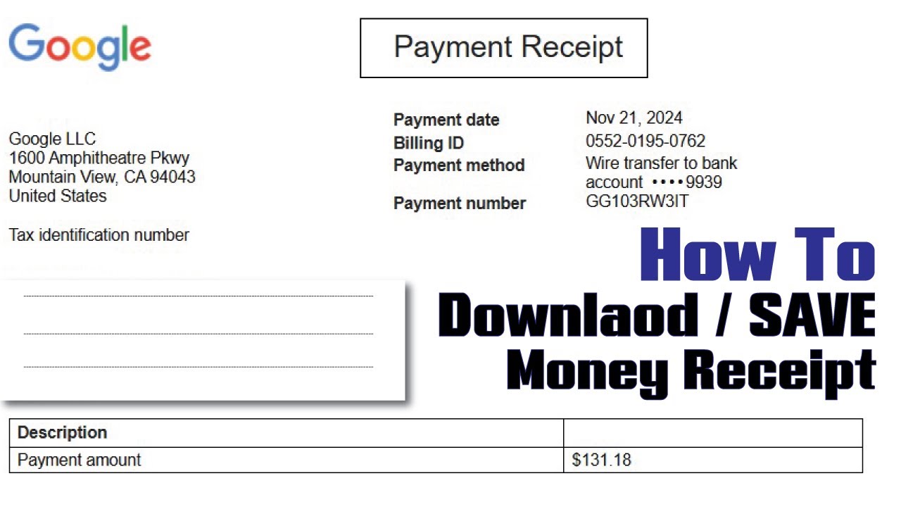 How do you download Google AdSense Money Receipt | AdSense Money Receipt Save to Computer !!