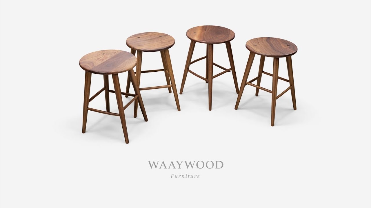Handcrafting Walnut Stools | Waaywood Build Series