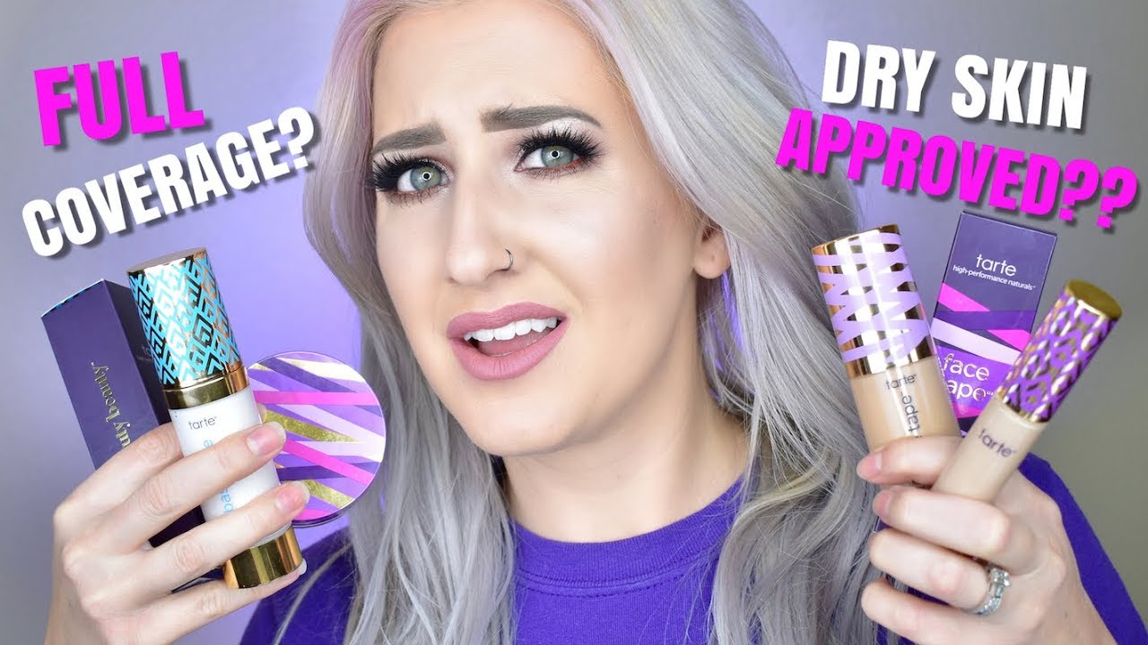 TARTE FACE TAPE Foundation on DRY SKIN!