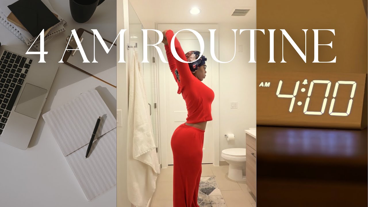 4AM Morning Routine: Boost Your Productivity