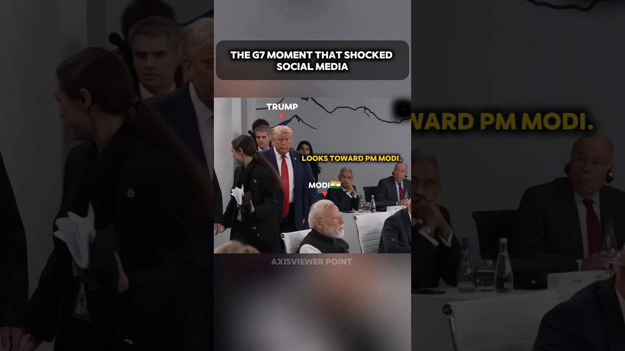 Trump Looked at Modi&hellip; Then THIS Happened | Modi vs Trump G7 Viral Moment