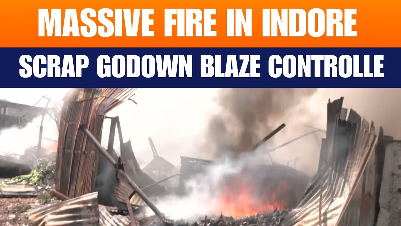 Fire Breaks Out in Scrap Godown in Indore&rsquo;s Banganga Area, Brought Under Control