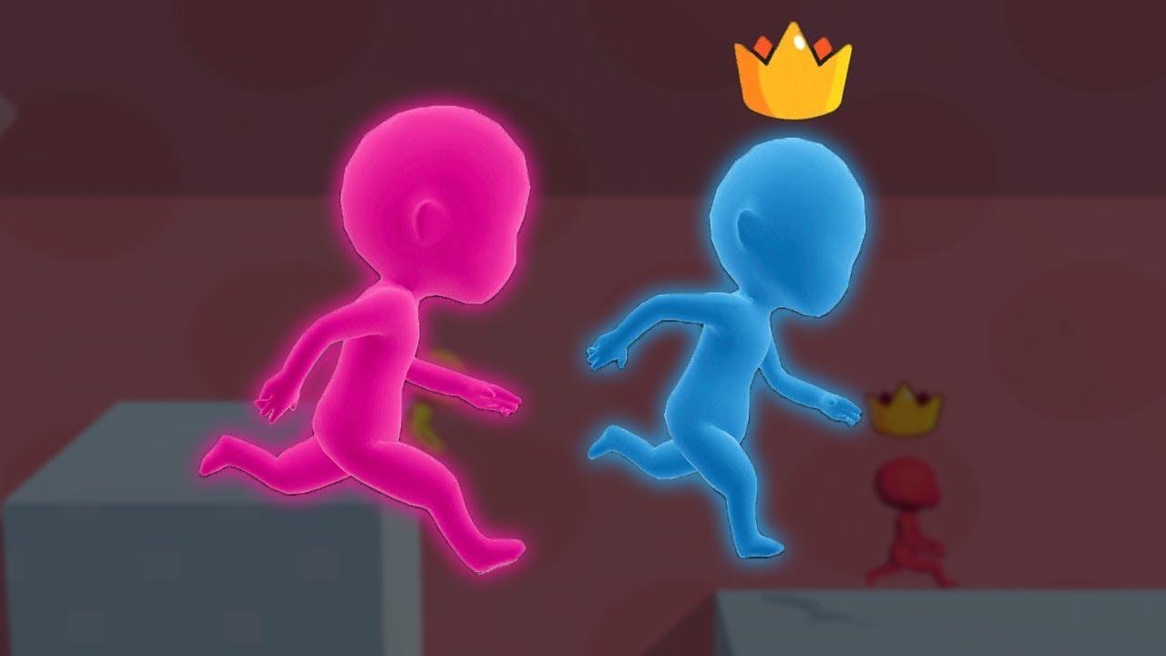 A CORRIDA MALUCA DOS BONECOS PEQUENINOS DE MASSINHA! (Jogos de celular) - Joga Velhote