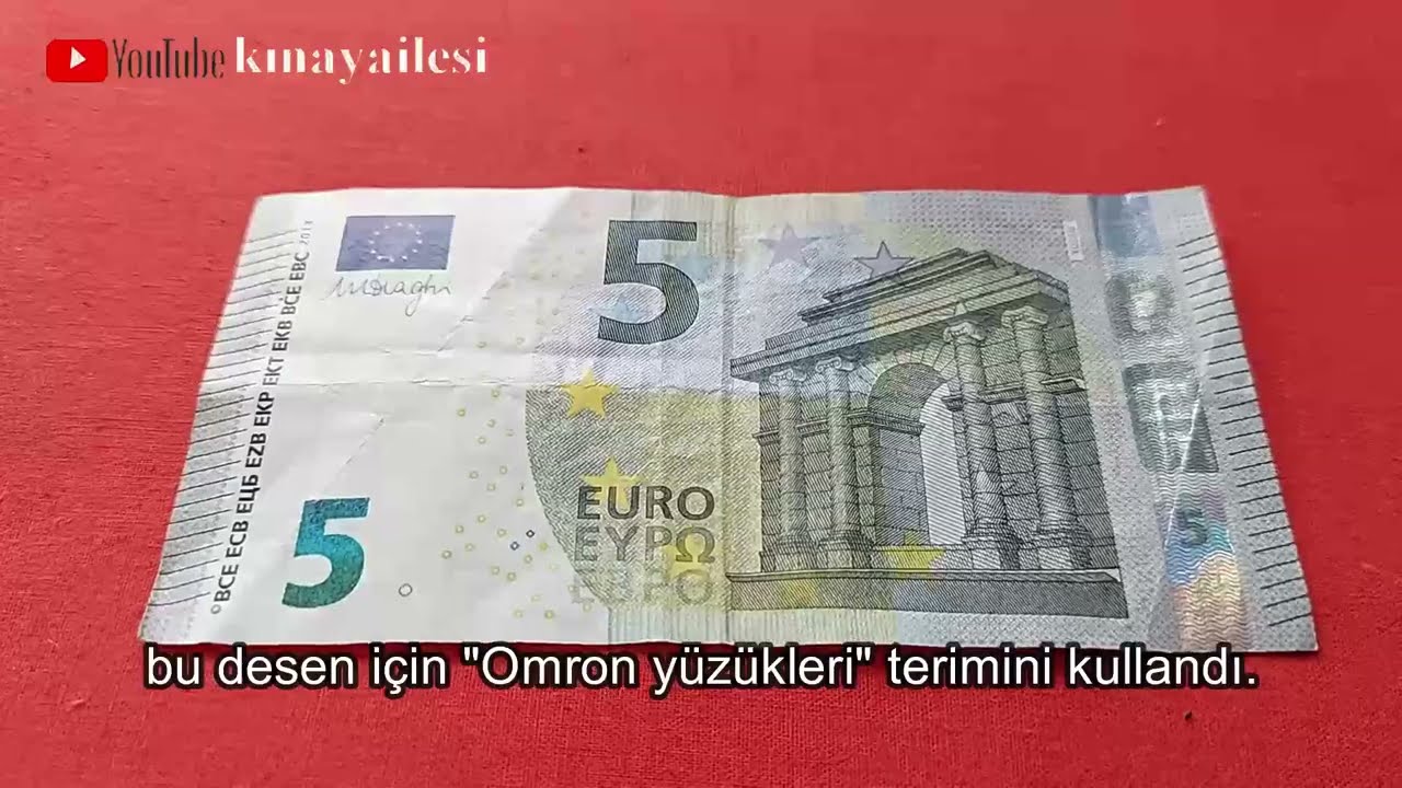 5 EURO KAĞIT PARA GENEL ÖZELLİKLERİ 
