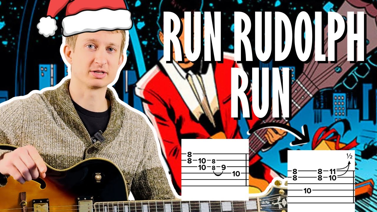 Вступление к игре Run Rudolph Run &mdash; прохождение и объяснение с табулатурой!