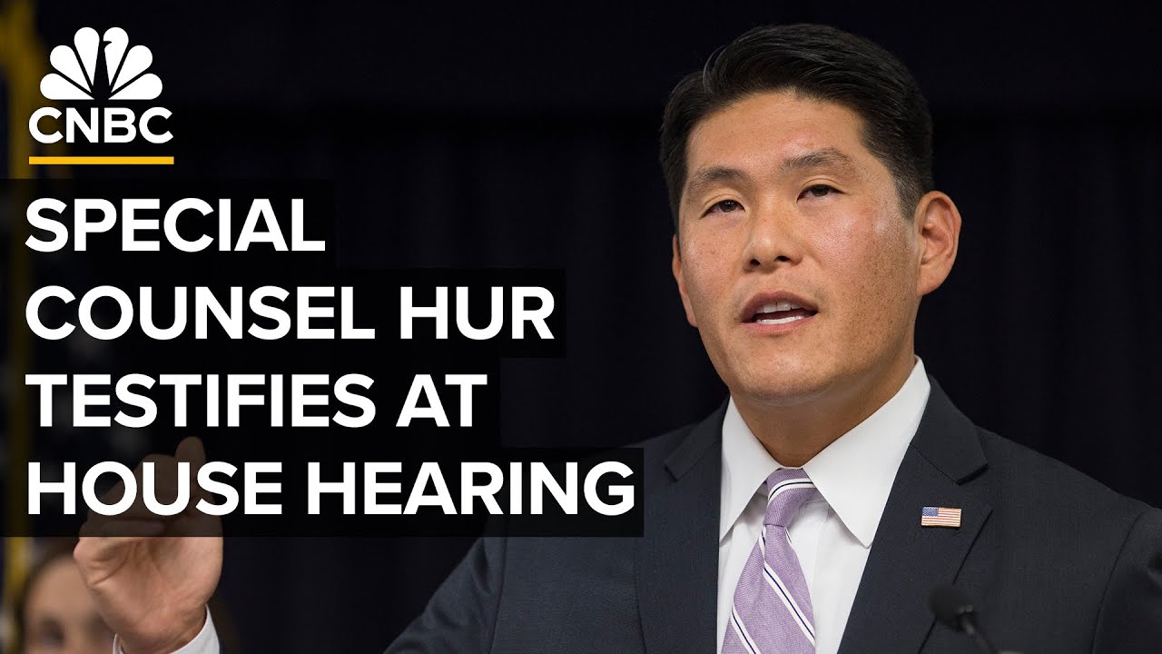 Special counsel Robert Hur testifies at House hearing on Biden documents investigation—3/12/24