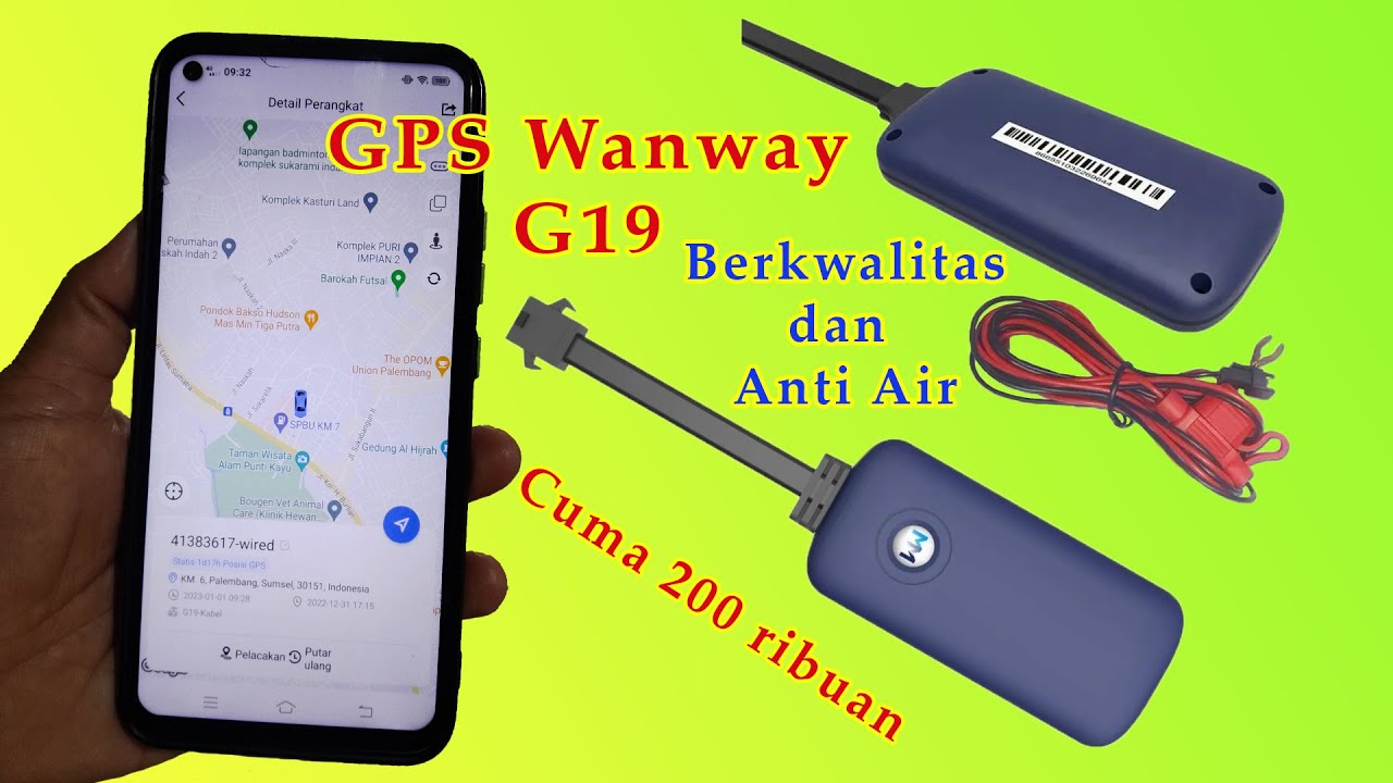 GPS Wanway G19 | Murah Berkwalitas dan Anti air