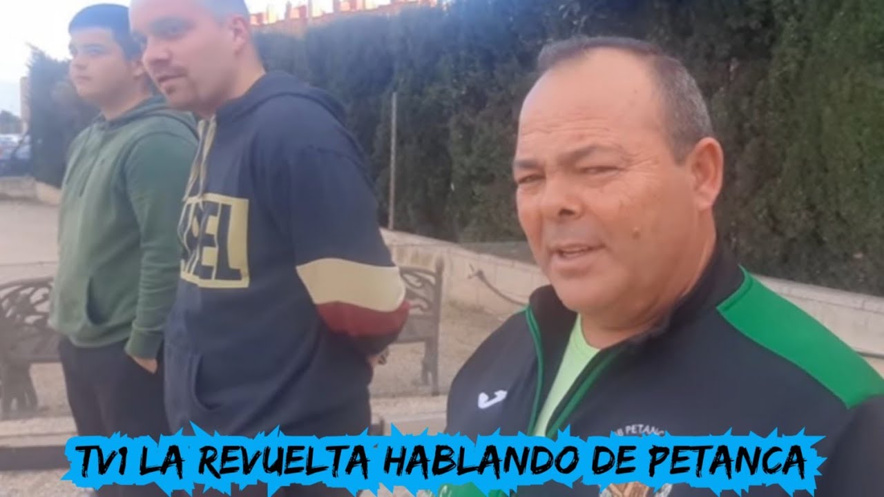 TV 1 LA REVUELTA ❤👍👏 HABLANDO DE PETANCA QUIERN HACER UN PROGAMA UN DIA SOLO DE PETANCA ❤ OLE OLE 👏 