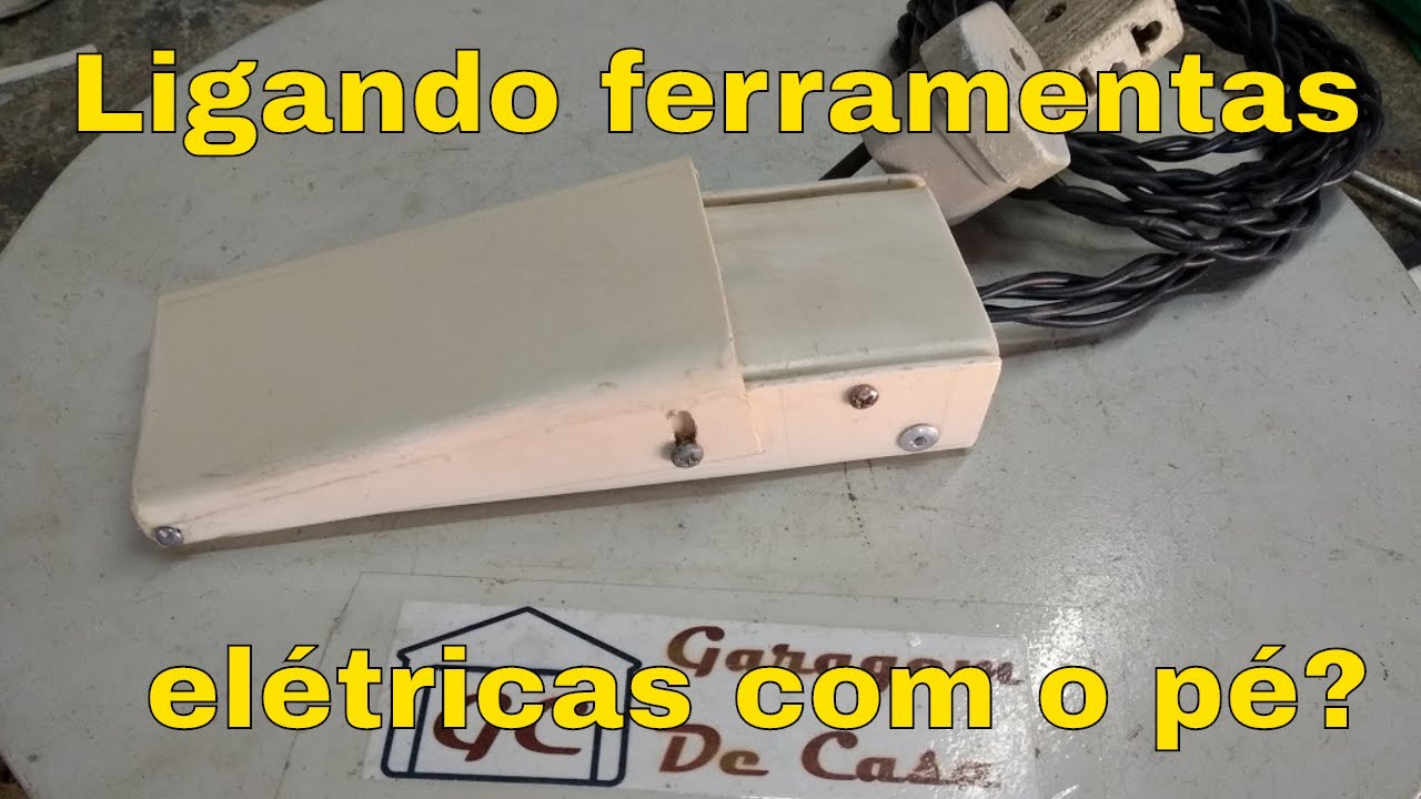 Pedal de Acionamento Elétrico Caseiro