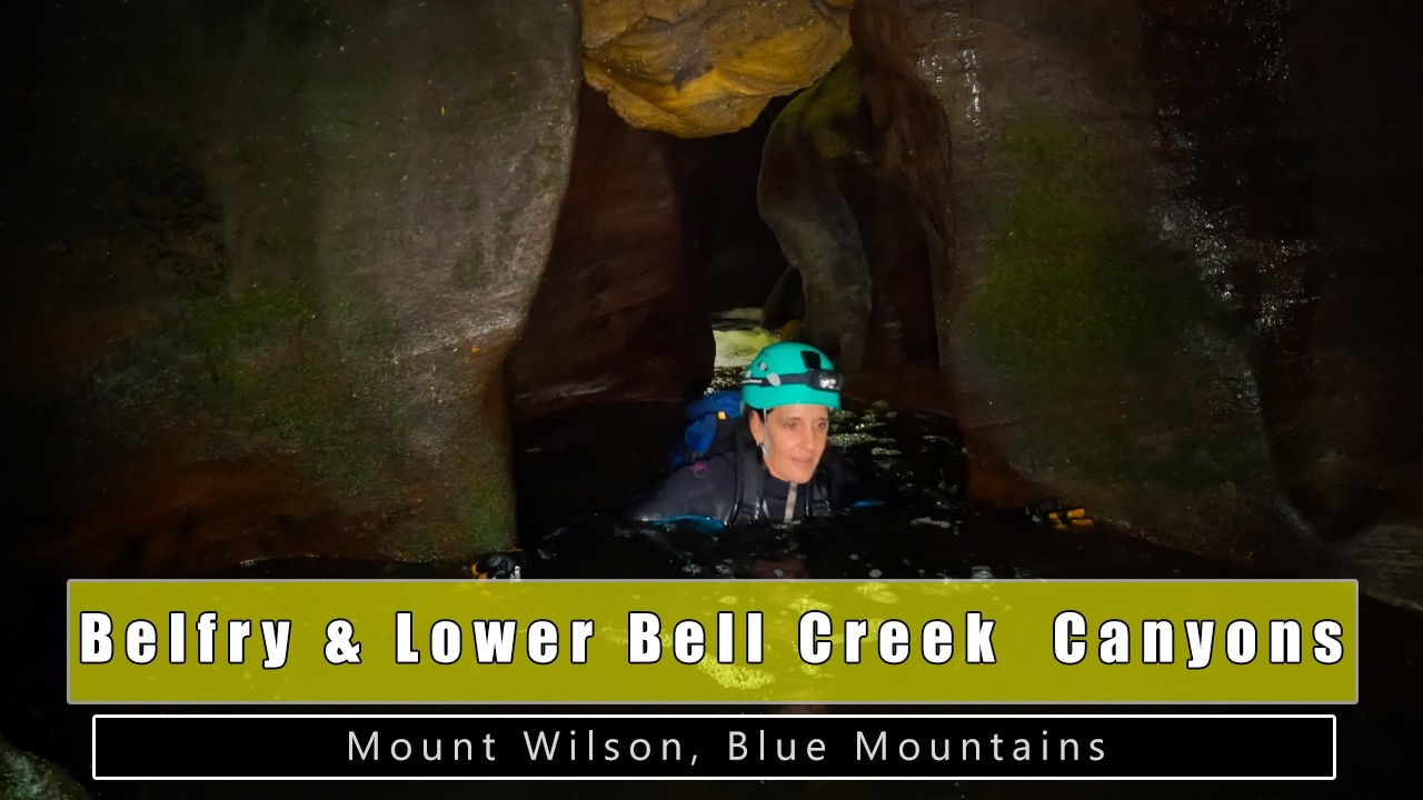 Belfry & Lower Bell Creek Canyons - Mount Wilson - Blue Mountains Canyoning - 4K
