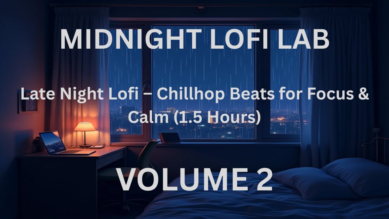 Late Night Lofi – Chillhop Beats for Focus & Calm (1.5 Hours)