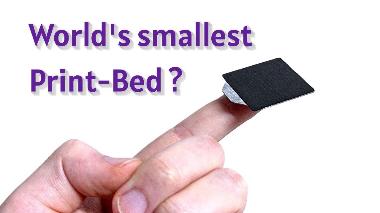 Small Print-Bed for Small 3D-Printer