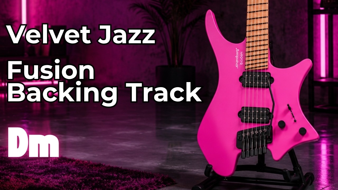 Modern Jazz Fusion Backing Track - Velvet Jazz (Dm)