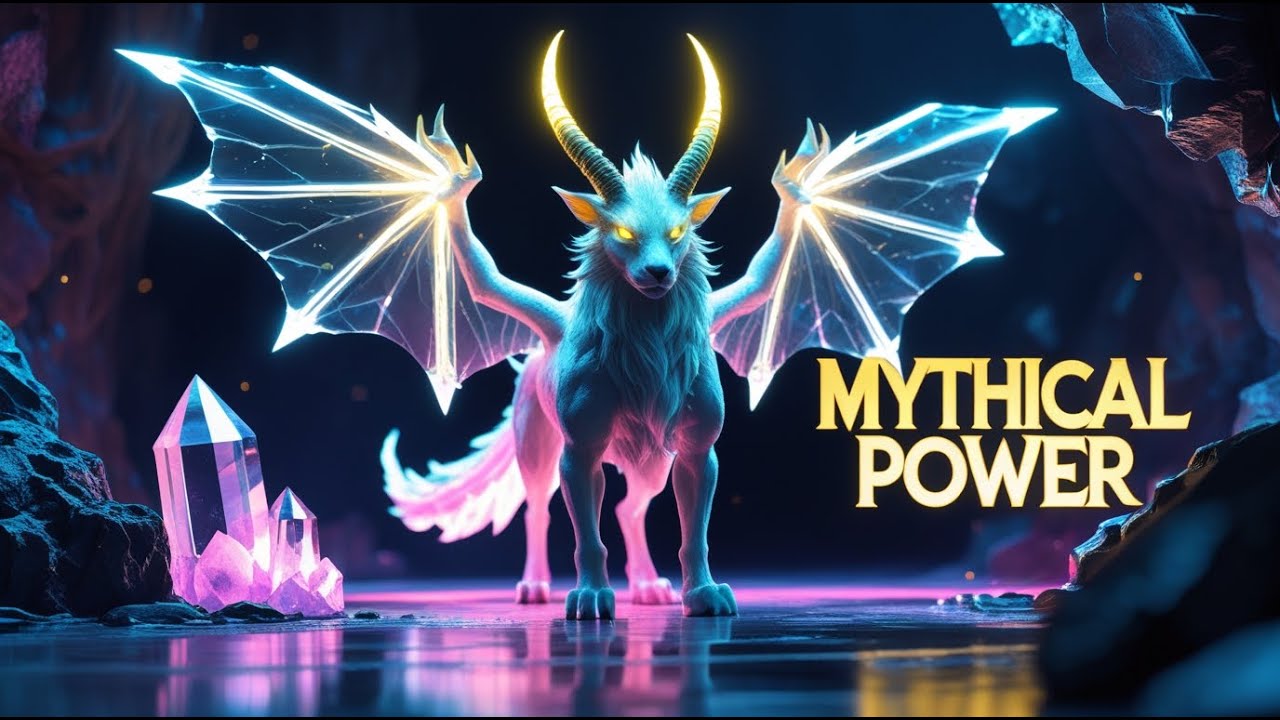 Fantasy Hybrid Animal Animation | AI Generated Creatures & Magical Crystal Cave