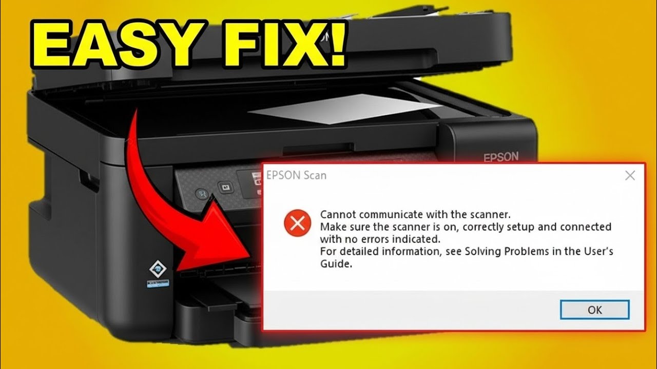Epson Printer Cannot Communicate with Scanner? (Driver Fix Solution)