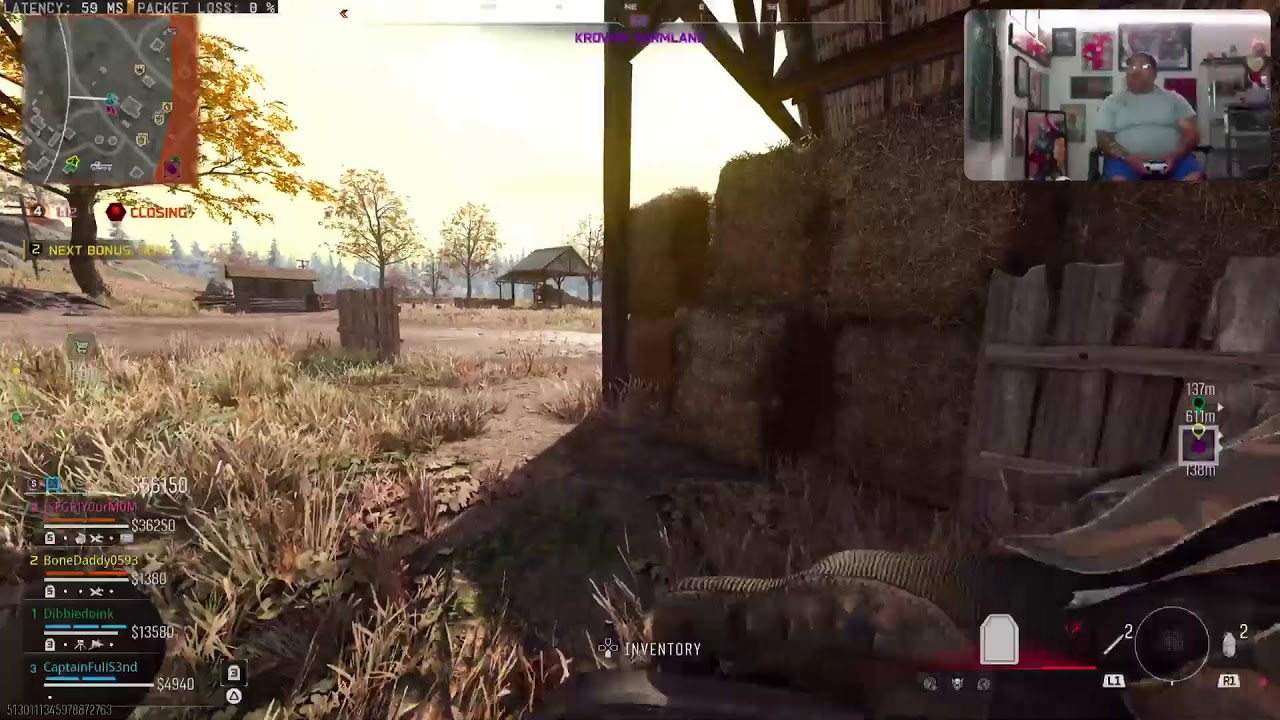 Currently at 1111! Welcome to the DANGER zone! Warzone